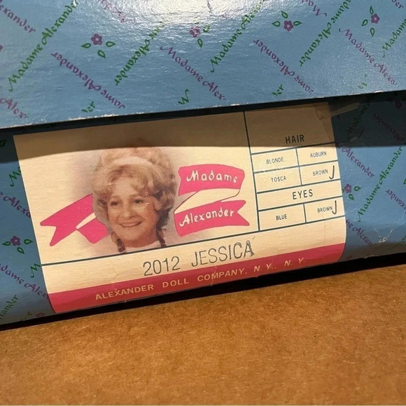 20" Madame Alexander Jessica Doll 20 vinyl and cloth Original Box and Hand Tag - Picture 8 of 9